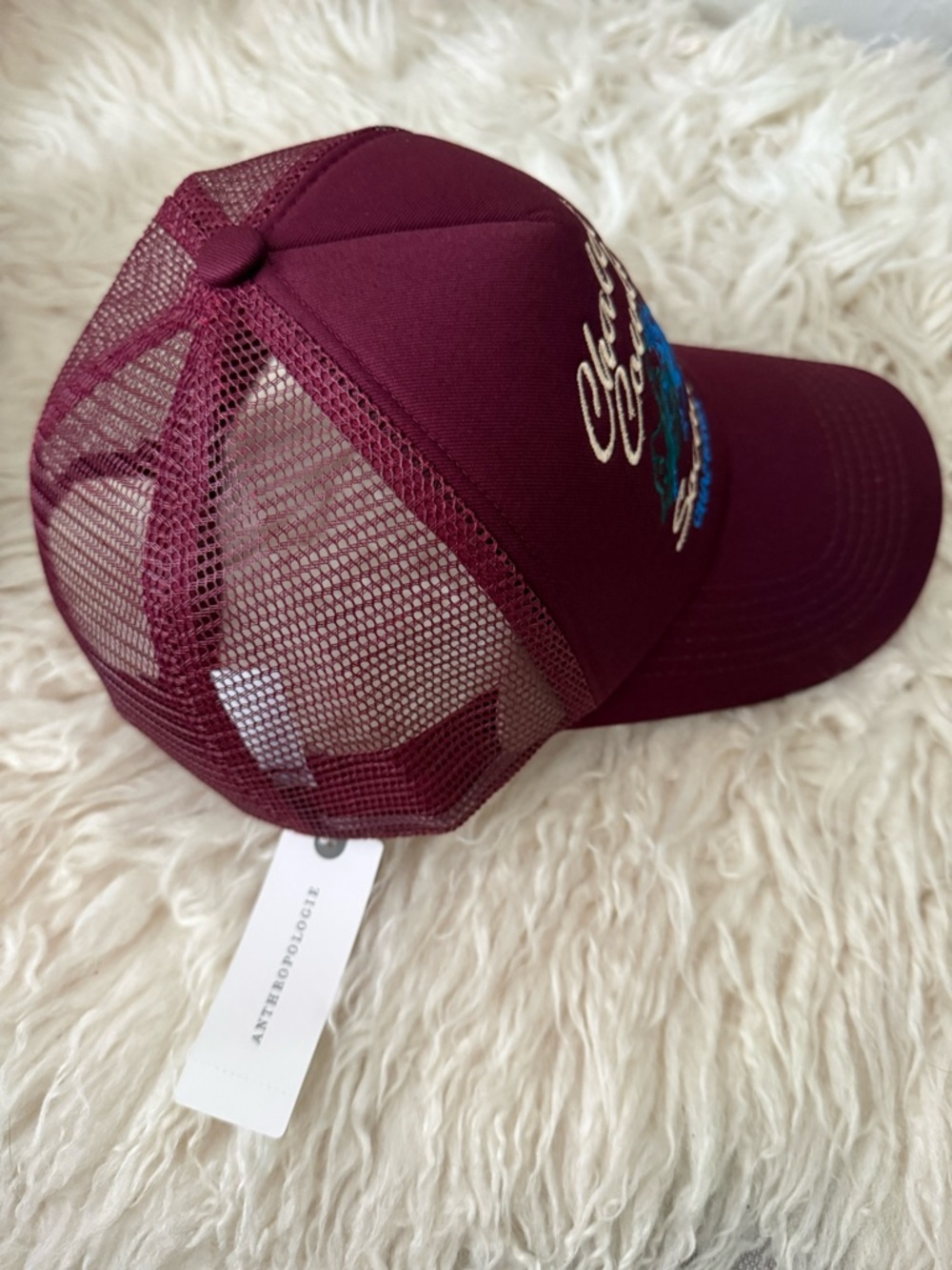 Anthropologie Worn/West Winter Trucker Hat - Chalet Cowboy Social Club - Picture 5 of 6